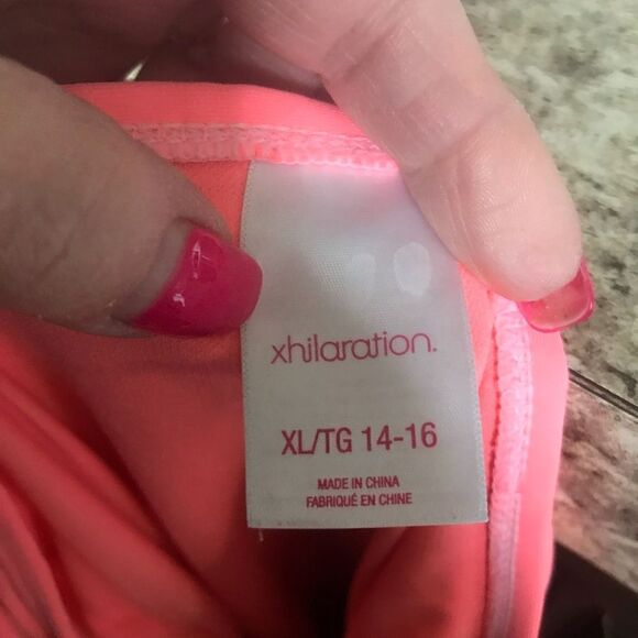 Xhilaration Girls Bathing Suit Pink Size XL - Picture 3 of 6
